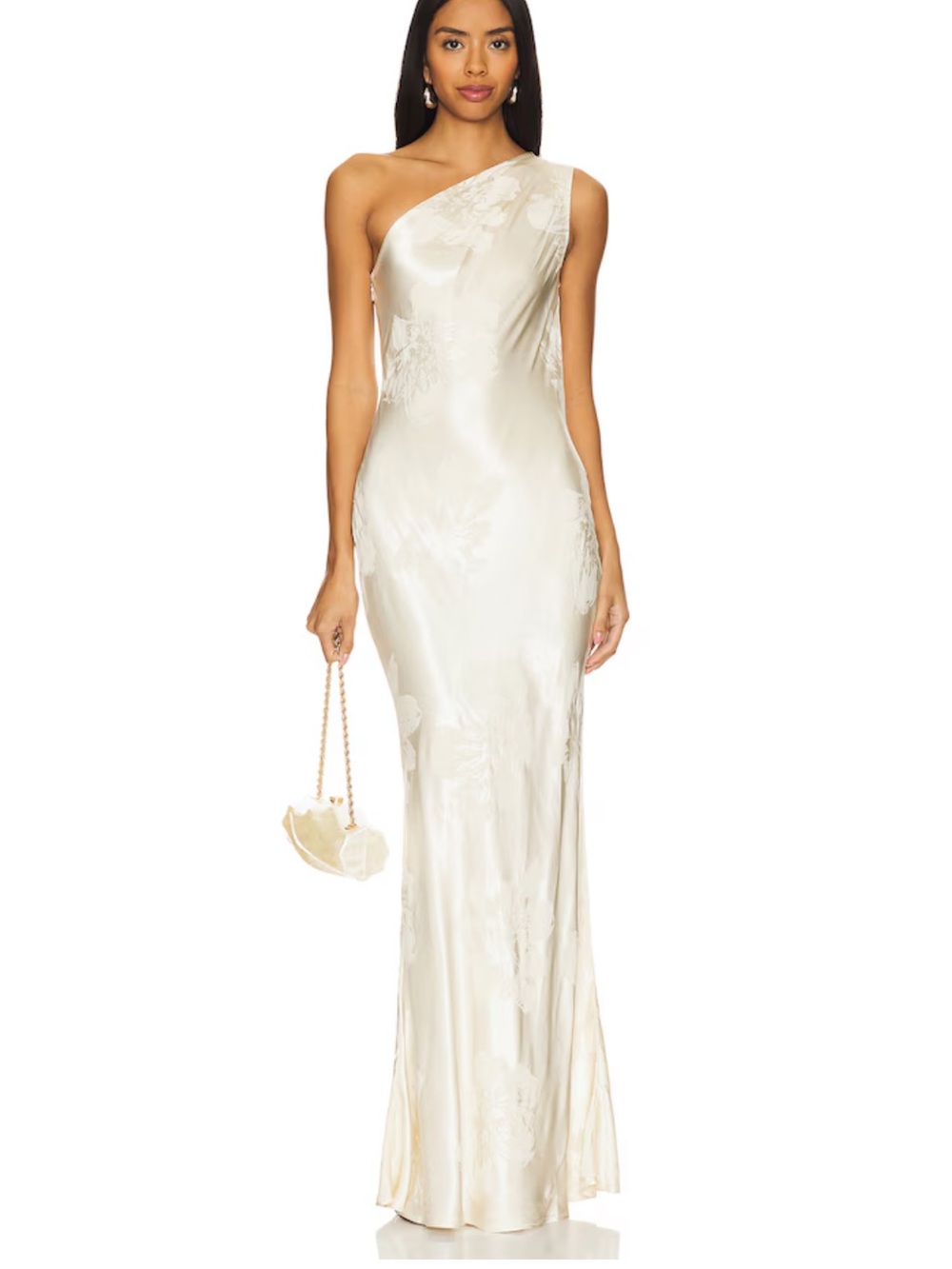 x REVOLVE Zhuri Maxi Dress in ivory